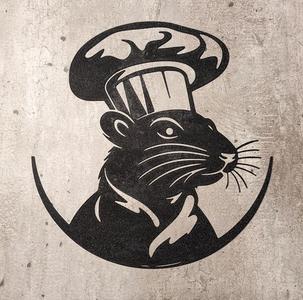 2D Rat Chef Wall Art