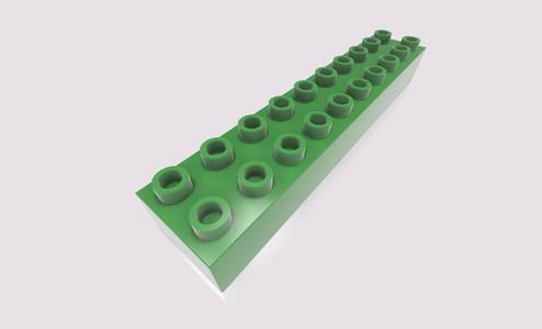 LEGO DUPLO Brick 2x10 - 2291
