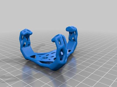 Remote control wall mounted holder - voronoi style