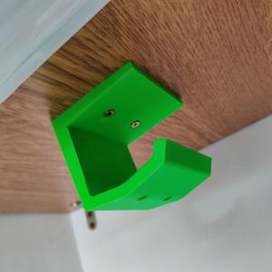 Screw-on shelf hook