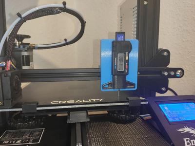 Manual bed leveling with digital tire tread depth gauge for Ender 3