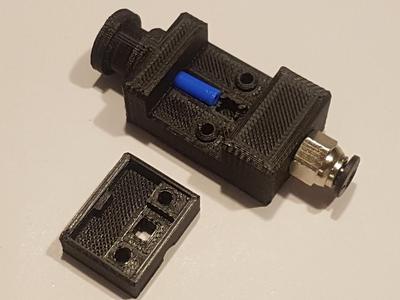 Duet Laser Sensor Housing for cloned Titan Bowden Extruder
