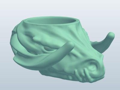 creature head bowl v1
