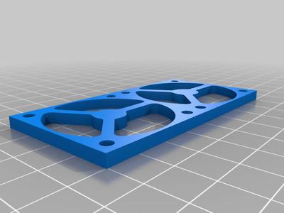 Mounting plate double fan motor driver anycubic i3 mega