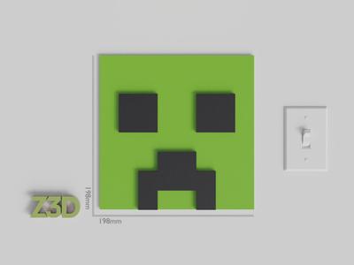 Minecraft Creeper (Wall Decoration - AMS/SPLIT)