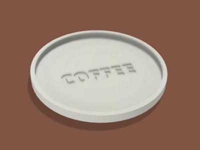 Minimalistic Coffee Mug Pad