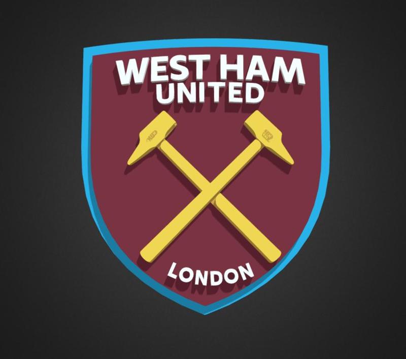 Shield Logo Shield West Ham United 3D