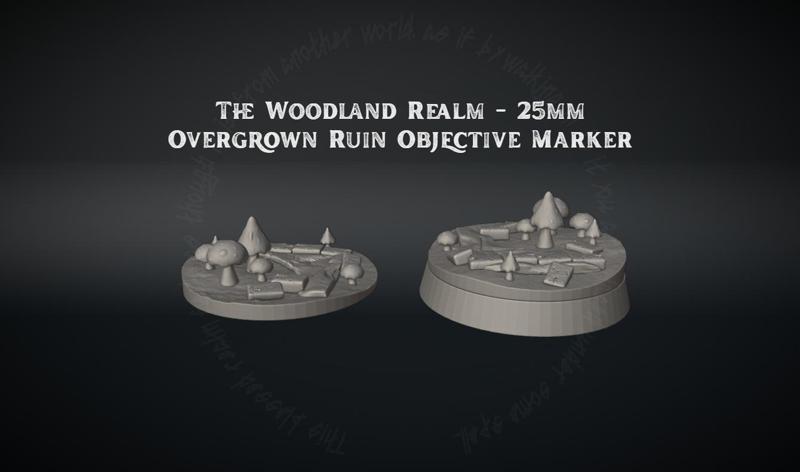 The Woodland Realm - Overgrown Ruins Objective Marker