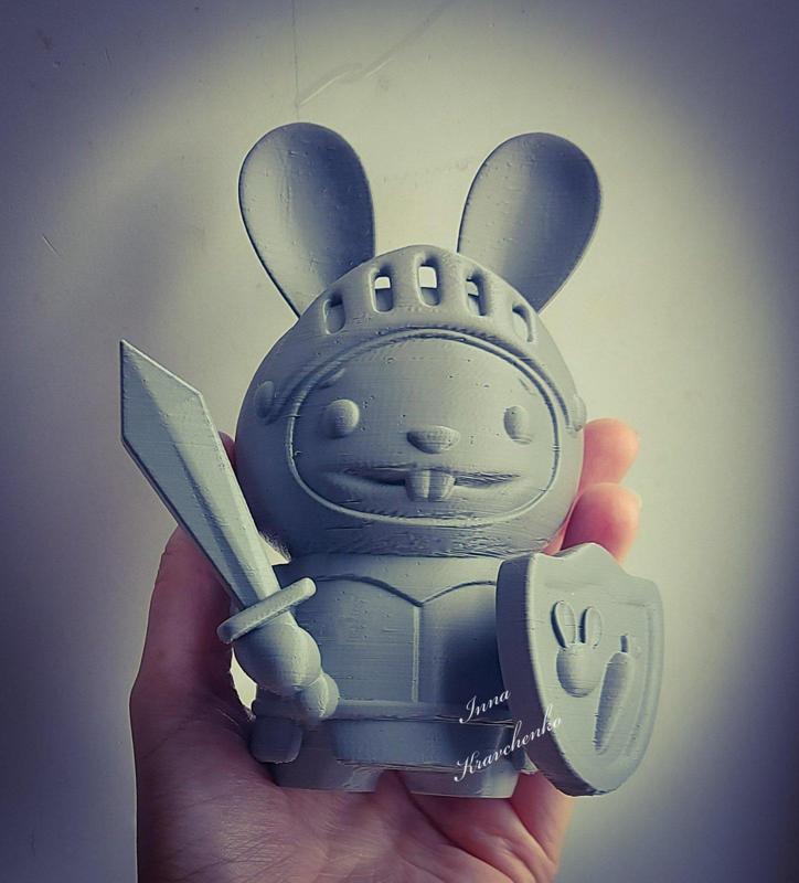 Bunny Knight Figurine