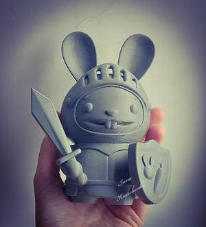 Bunny Knight Figurine
