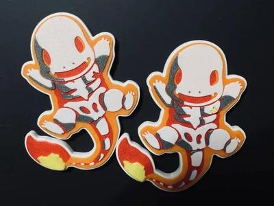 Pokemon Charmander Skull Refrigerator magnet小火龙冰箱贴