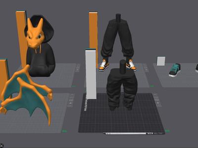 Urban Vibes Charizard Blacked Out Flame Beast  