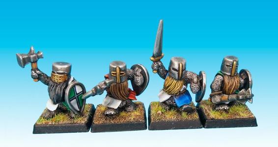 Crusader Dwarves Heroes on foot