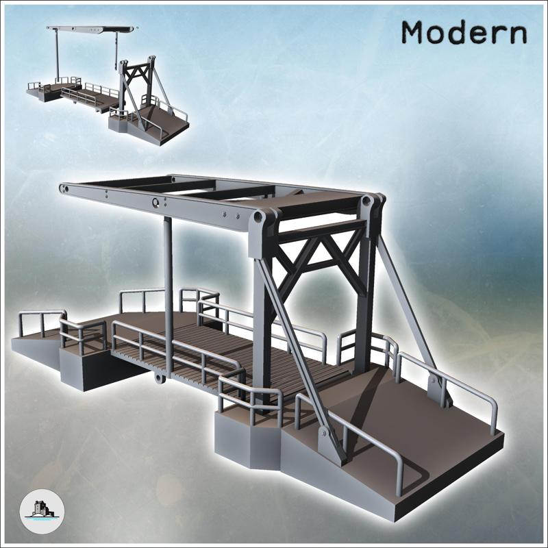 Ludendorff Ludendorff-Brücke Bridge (Remagen, Germany) - Modern WW2 WW1 World War Diaroma Wargaming RPG Mini Hobby
