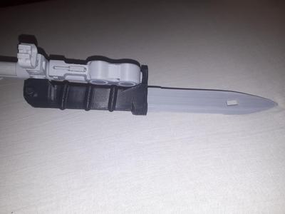 6H5 bayonet with working latch mechanism