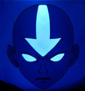 Avatar Aang led light panel