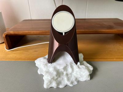Rocket-shaped Apple Wireless Charging Stand