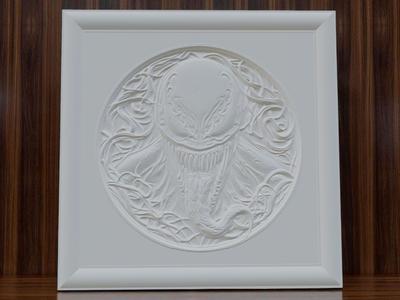 Venom 3D Bust Frame