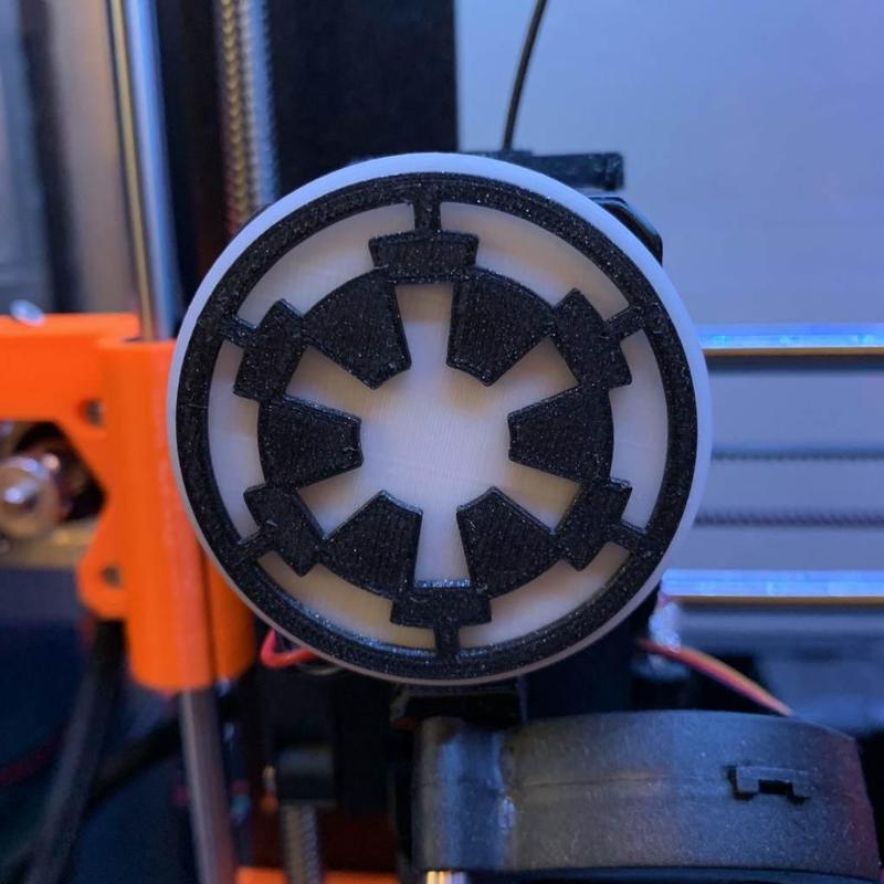 Star Wars Imperial Crest Extruder Visualizer