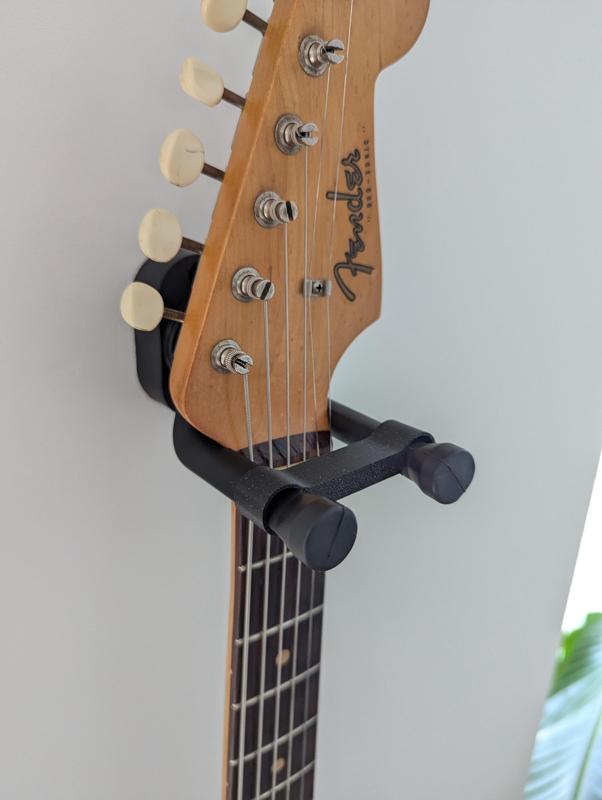 Guitar wall-mount lock