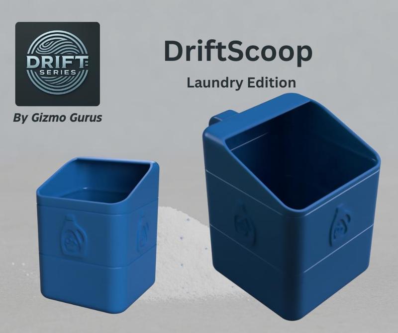 DriftScoop – Laundry Edition: Powder or Liquid Detergent Scoop