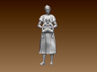 mom and child