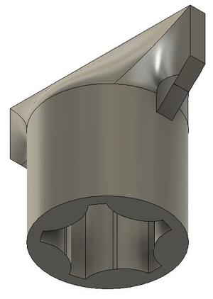 Easy-to-turn Moen faucet adapter