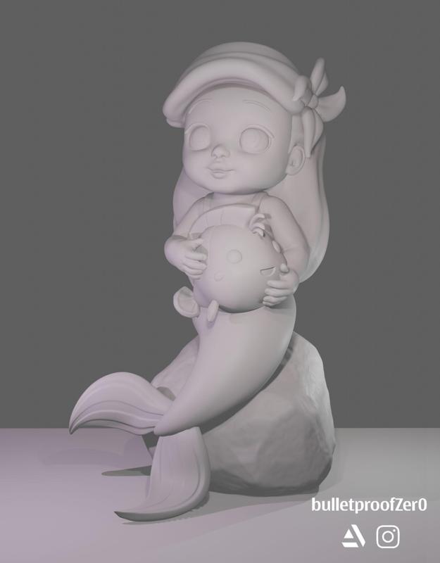Baby Ariel (mermaid original design)