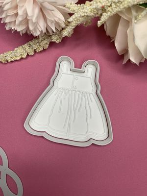 Baby Girl Dress Cookie Cutter And Stamp