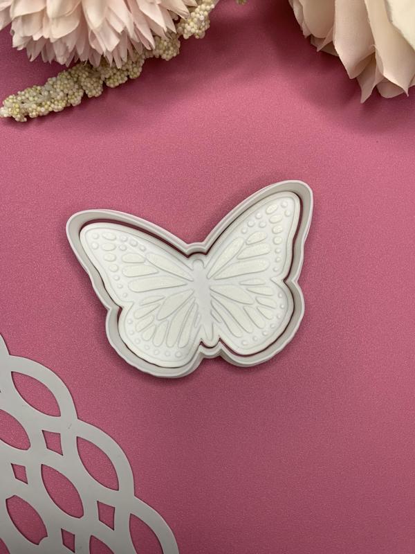 Butterfly Cookie Cutter And Stamp