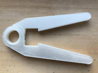 Pair of pliers for crimping ethernet cables (patch panel)
