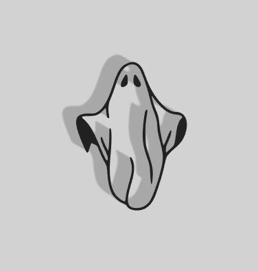 Vintage Ghost Decoration - 2D Art