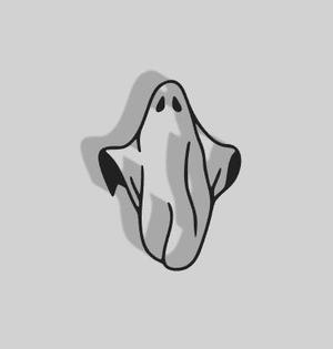 Vintage Ghost Decoration - 2D Art