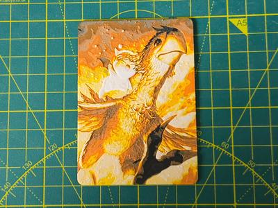 MTG Commander Deck Box inlay Final Fantasy Chocobo