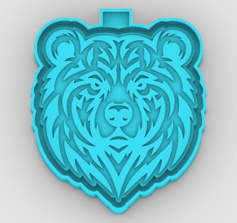 Bear 181631 - freshie mold - STL for silicone mold