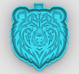 Bear 181631 - freshie mold - STL for silicone mold