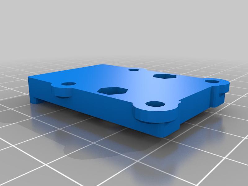 Monoprice Select Mini - Dual Extruder adaptor mount.