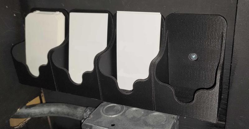 Wallmount Business Card Holder (vertical)