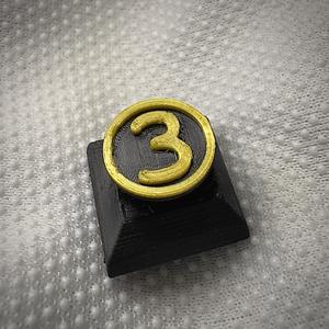 Typewriter-style CherryMX Keycaps - NumRow
