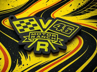 VR46 Moto Ranch Keychain
