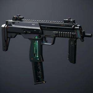 UZI Machine Gun 3D Model STL Printable - 3D Model STL Printing