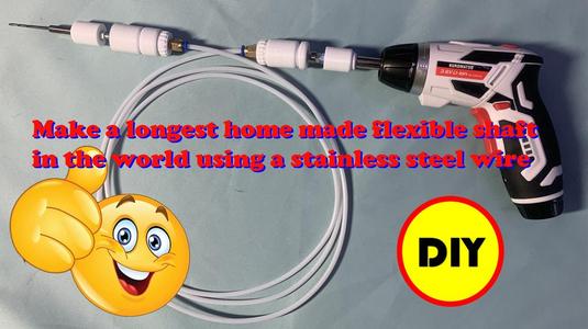 Flexible shaft made by stainless steel wire