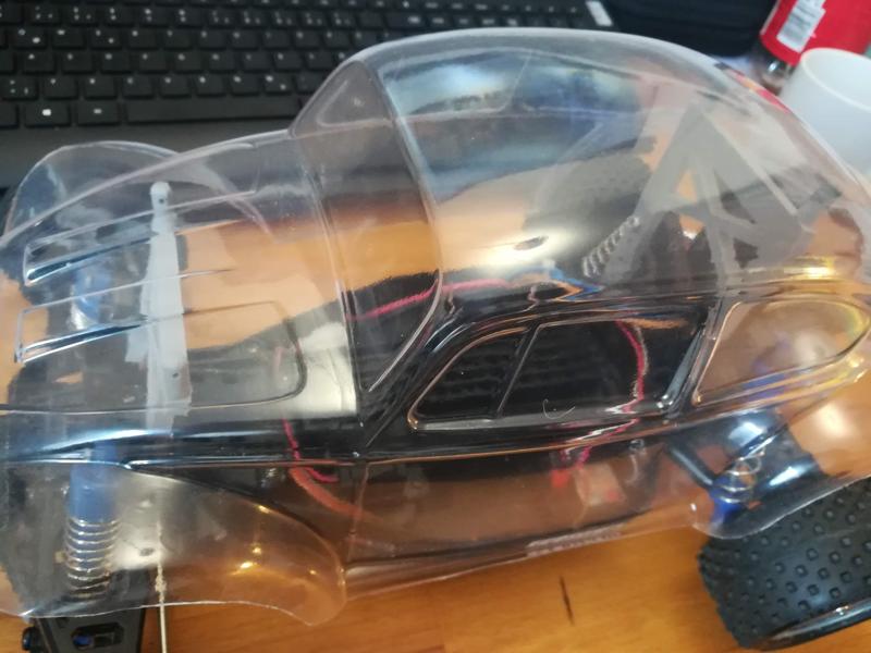 Body mounts for Tamiya DT-02 (to fit a Baja-Bug-Body)