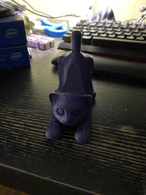 Stretching cat phone stand