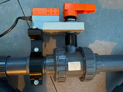 Adapter für Belimo SM230 Kugelhahn Praher D50 S6