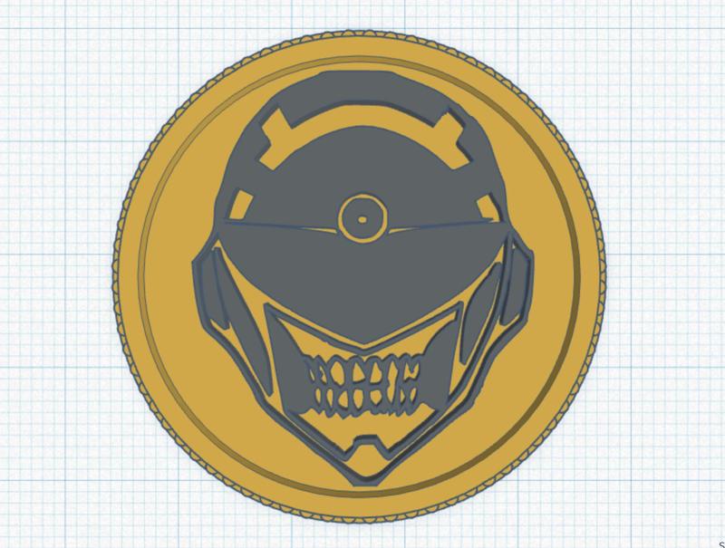 Omega Death Ranger Morpher Power Coin from Boom Studios