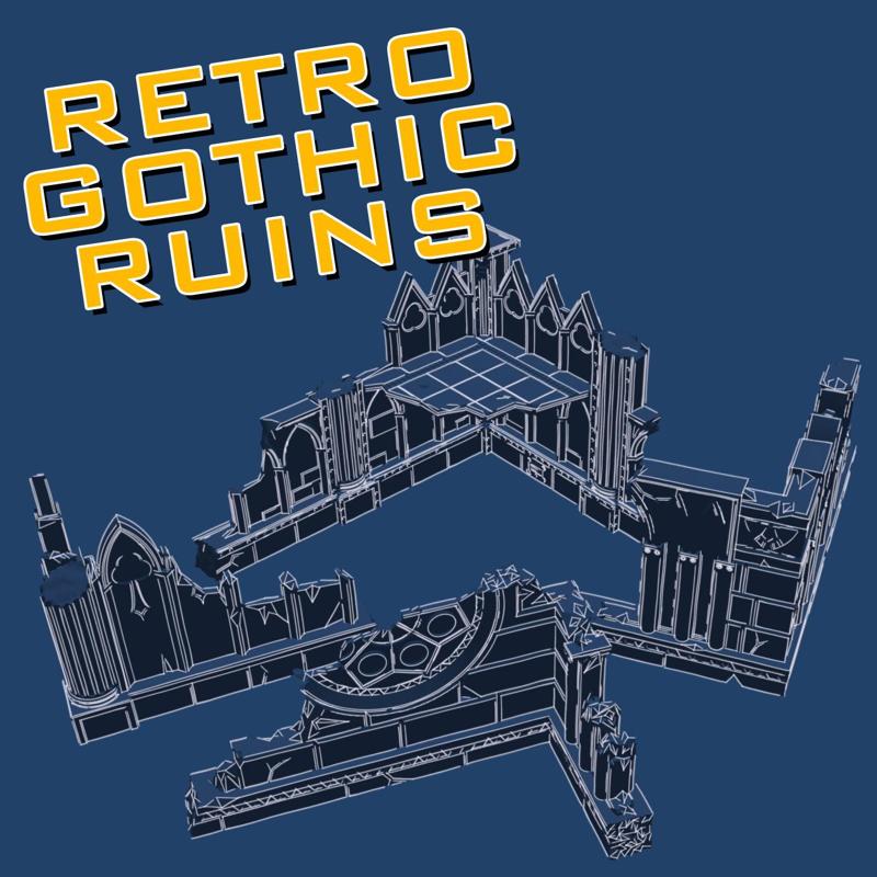 Retro Gothic Ruins