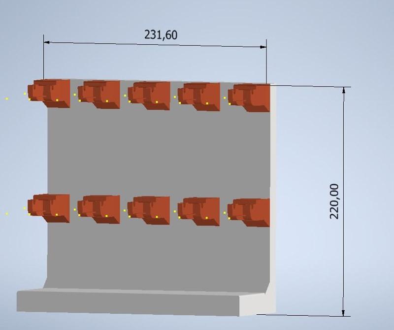 Raise3D Pro3 Hotend Halter 10x