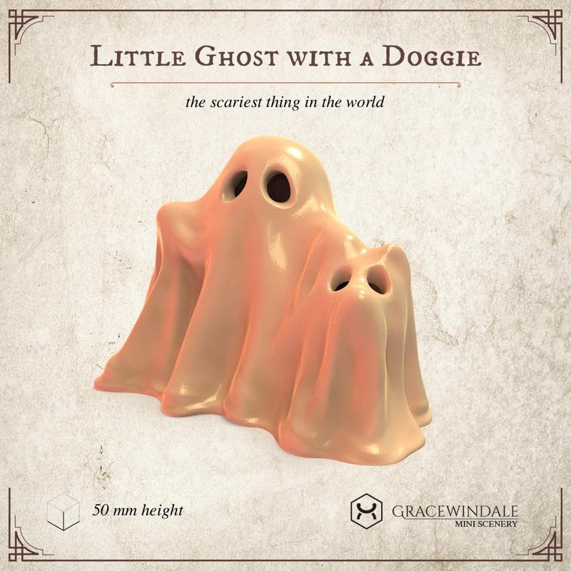 Little Ghost with a Doggie