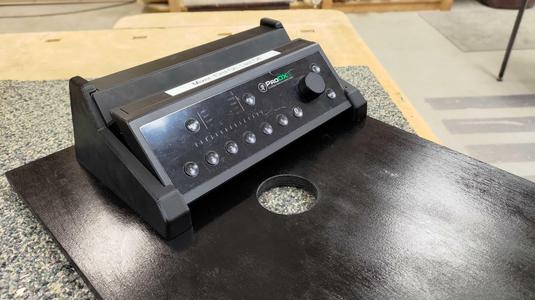 Mount bracket for Mackie ProDX8 mixer